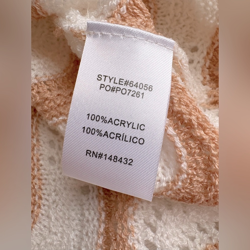 NWT - Be Cool Crochet Sleeveless Top - Size Medium - Picture 10 of 11